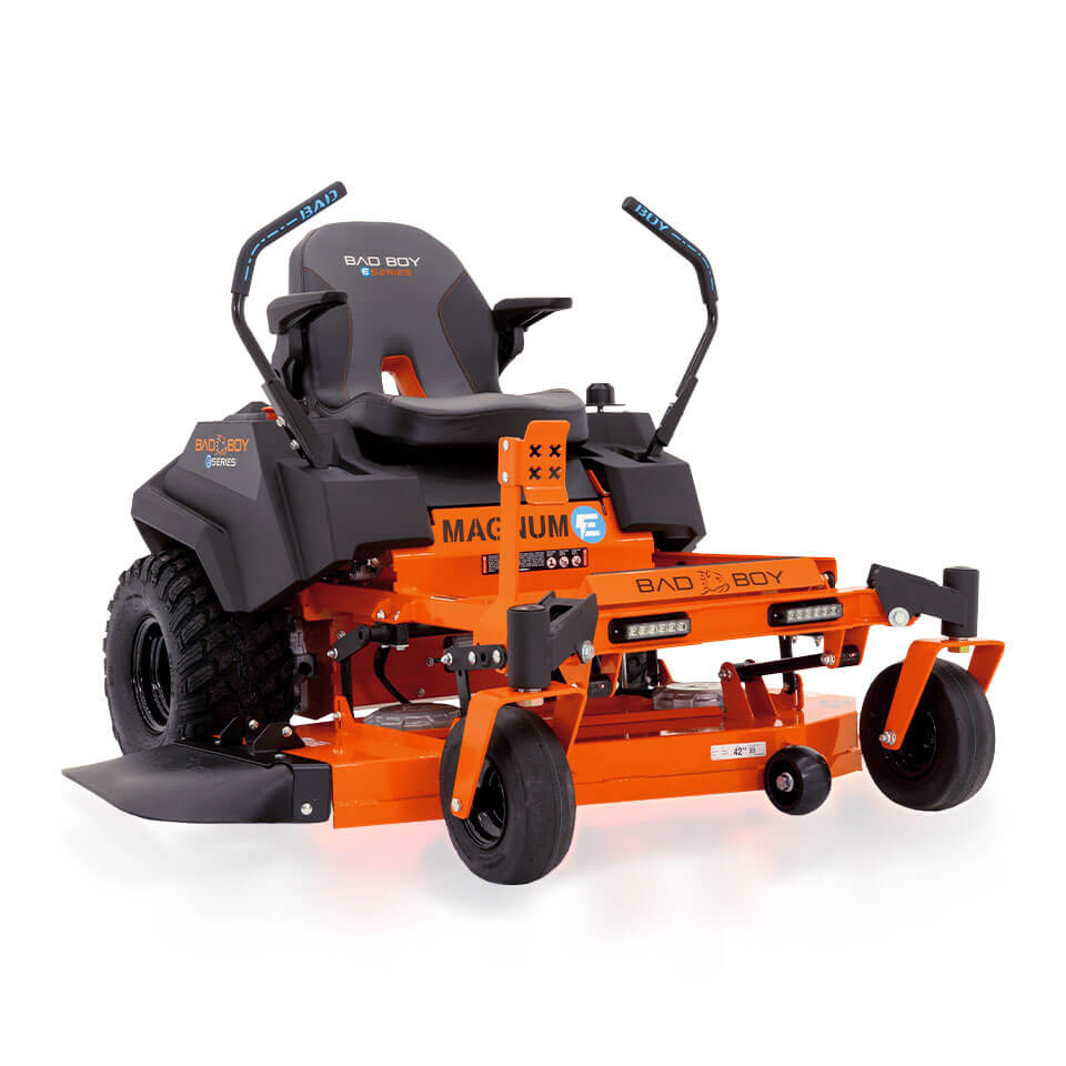 See the E-Magnum Zero Turn Mower at your local Bad Boy Dealer