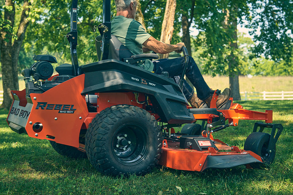 Rebel Zero Turn Lawn Mower Bad Boy Mowers