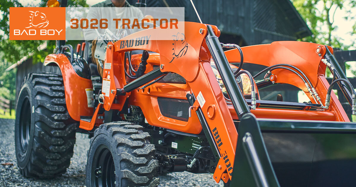 30 Series Model 3026 Compact Tractor | Bad Boy Tractors
