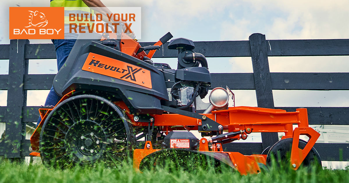 Build Your Own Revolt X Stand-On Lawn Mower | Bad Boy Mowers