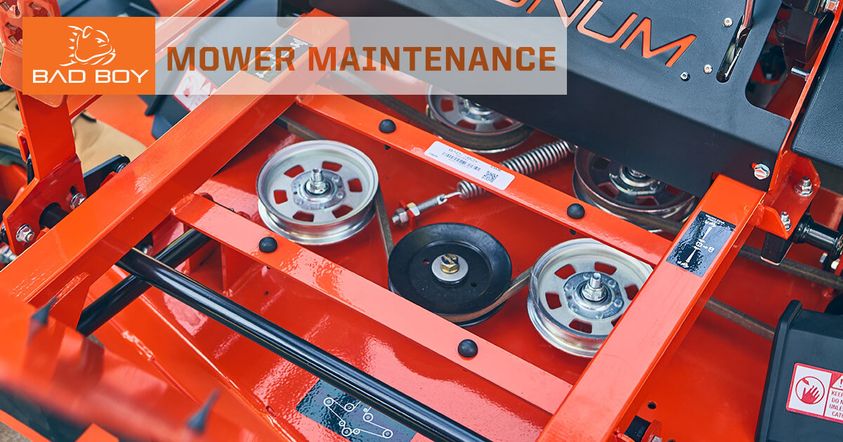 Maintain A Routine Mower Maintenance Schedule Bad Boy Mowers