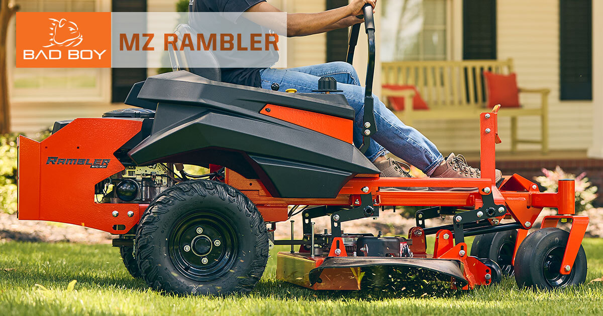 MZ Rambler Zero Turn Lawn Mower Bad Boy Mowers