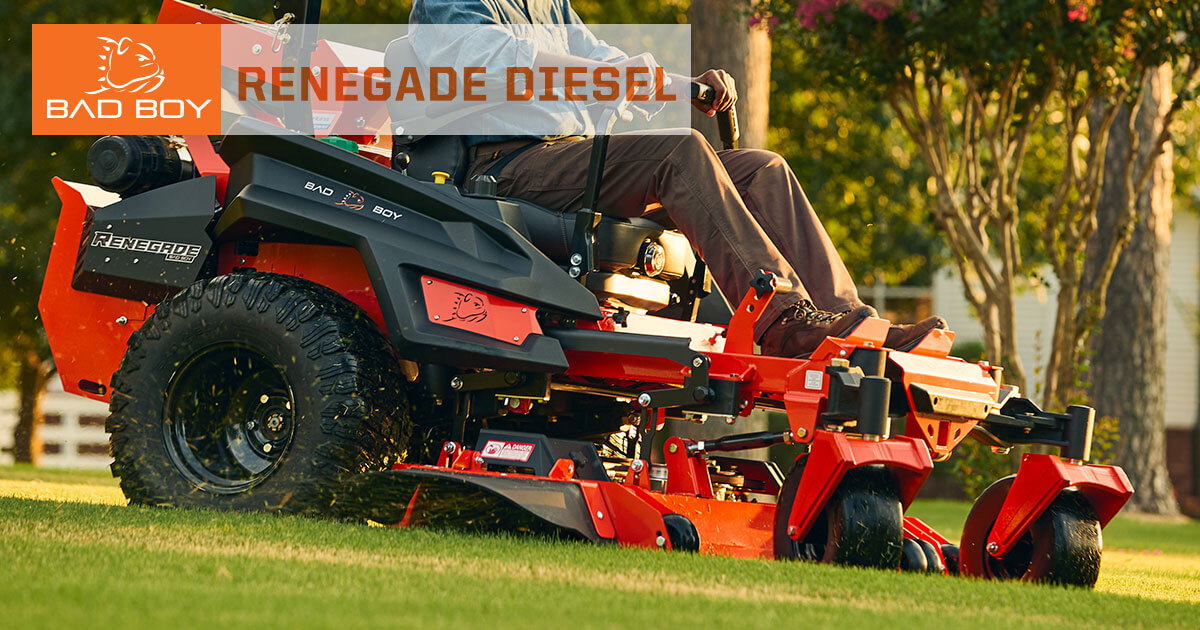 Bad boy renegade mower sale