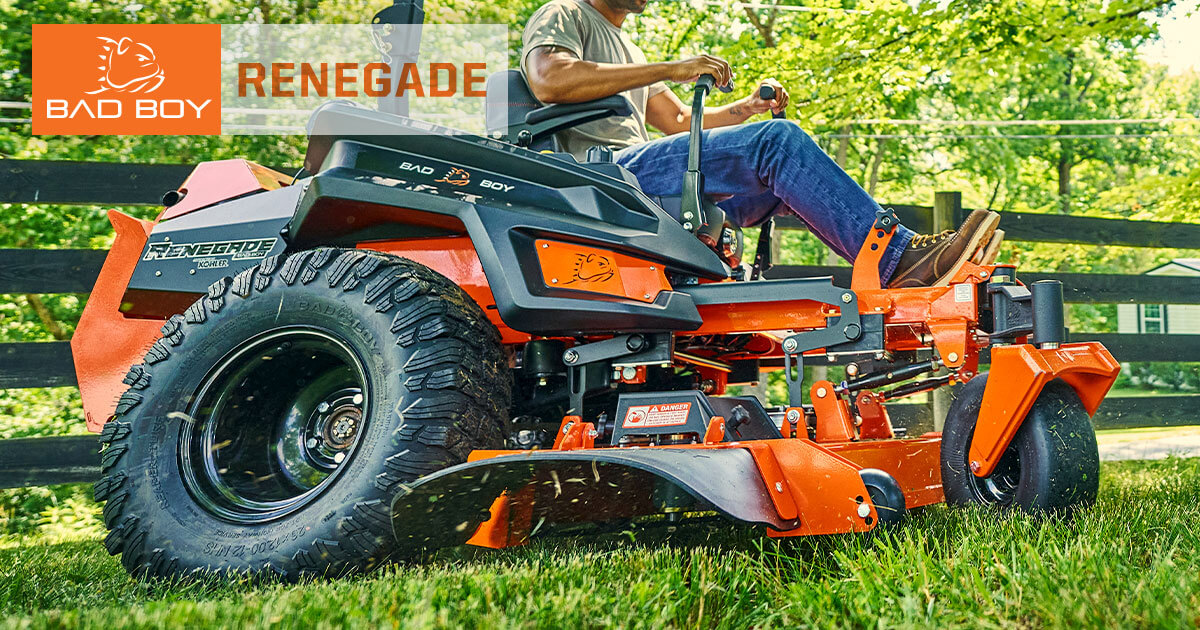 ※max tigers　RENEGADE No.4 Renegade Gas Zero Turn Lawn Mower | Bad Boy Mowers