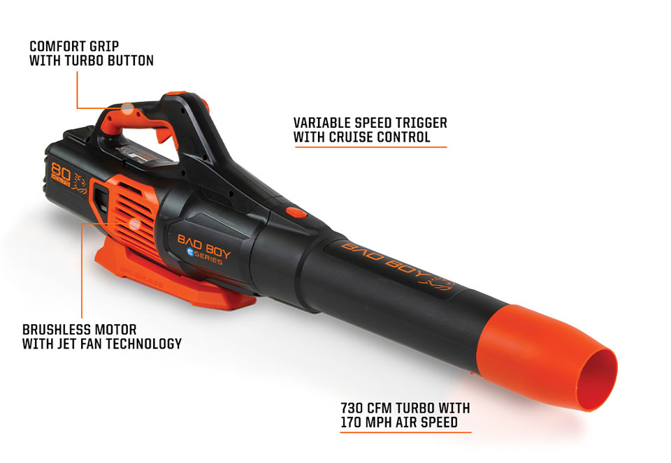 E-Series 80-Volt Brushless Handheld Blower Features